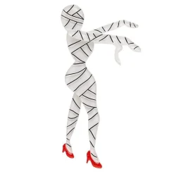 Erstwilder Bandaged Beauty Mummy Brooch^ Brooches