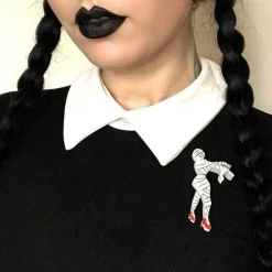 Erstwilder Bandaged Beauty Mummy Brooch^ Brooches