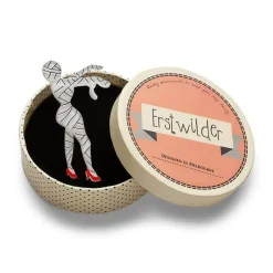 Erstwilder Bandaged Beauty Mummy Brooch^ Brooches