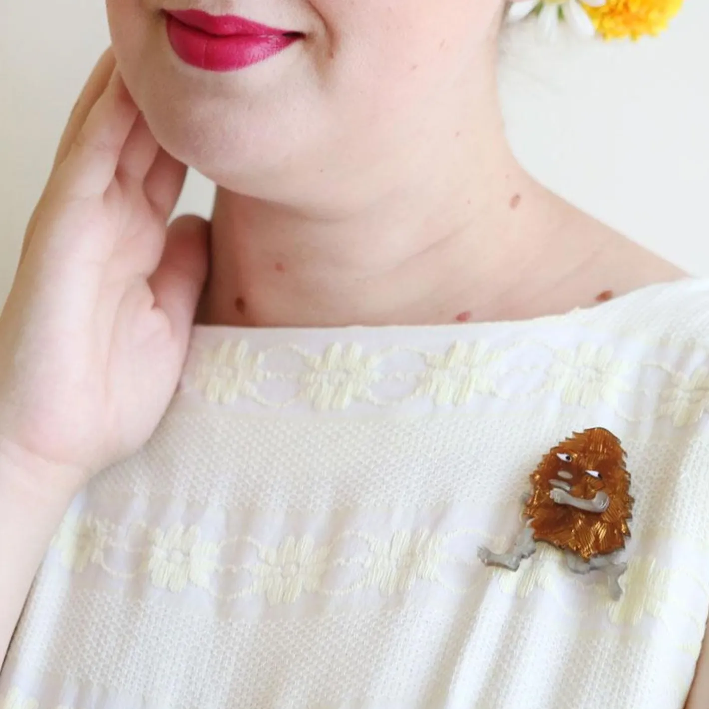 Erstwilder Banksia Man Brooch^ Brooches