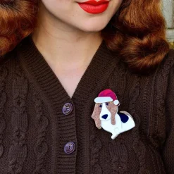 Erstwilder Barney'S First Christmas Brooch^ Brooches