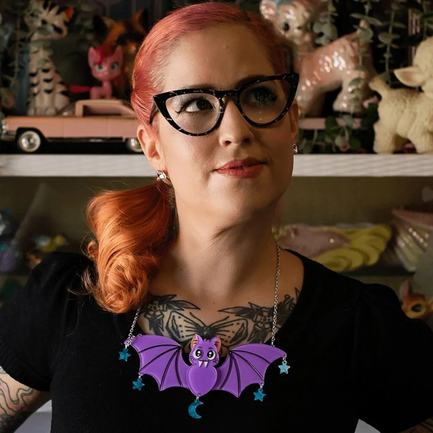 Erstwilder Baron Von Bat Necklace^ Necklaces
