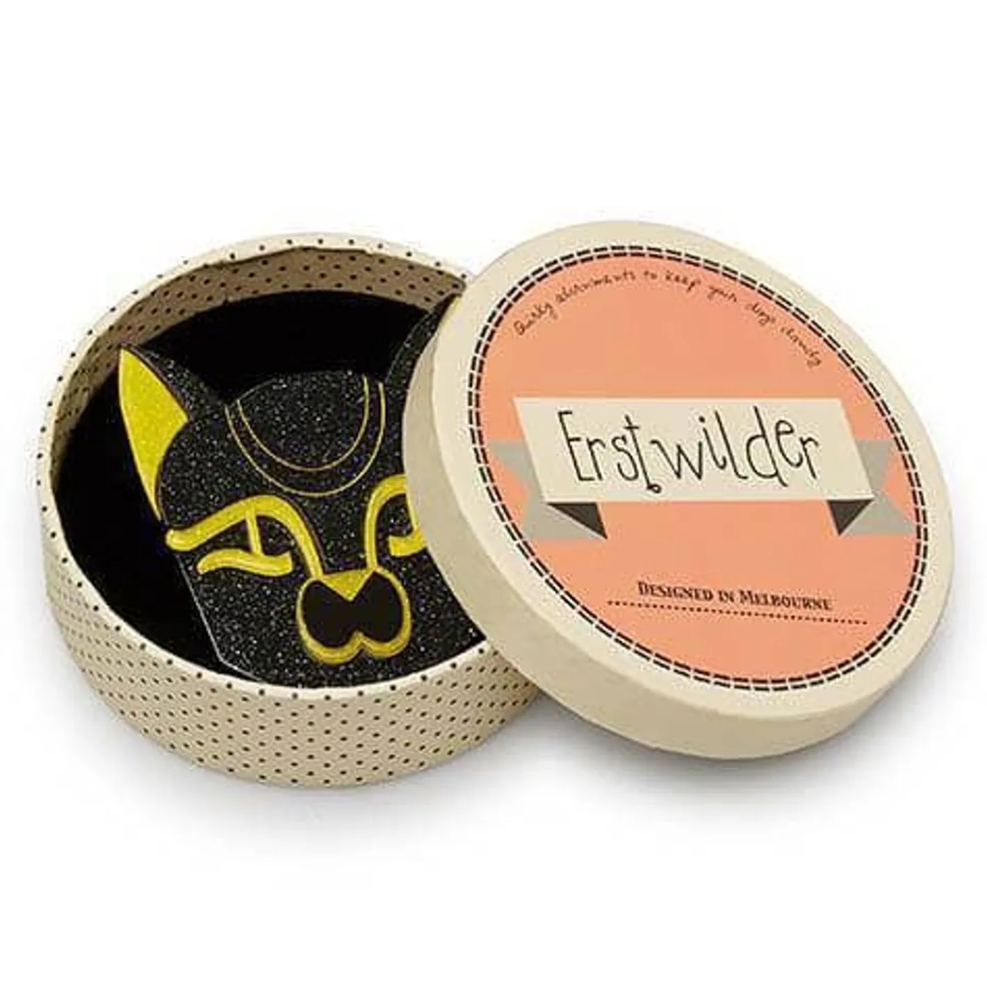 Erstwilder Bast From The Past Cat Brooch^ Brooches