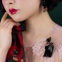 Erstwilder Bastet The Protector Brooch^ Brooches