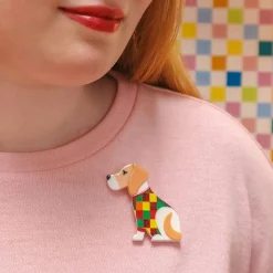 Erstwilder Beatrice Beagle Brooch^ Brooches