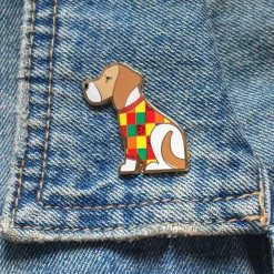 Erstwilder Beatrice Beagle Enamel Pin^ Enamel Pins