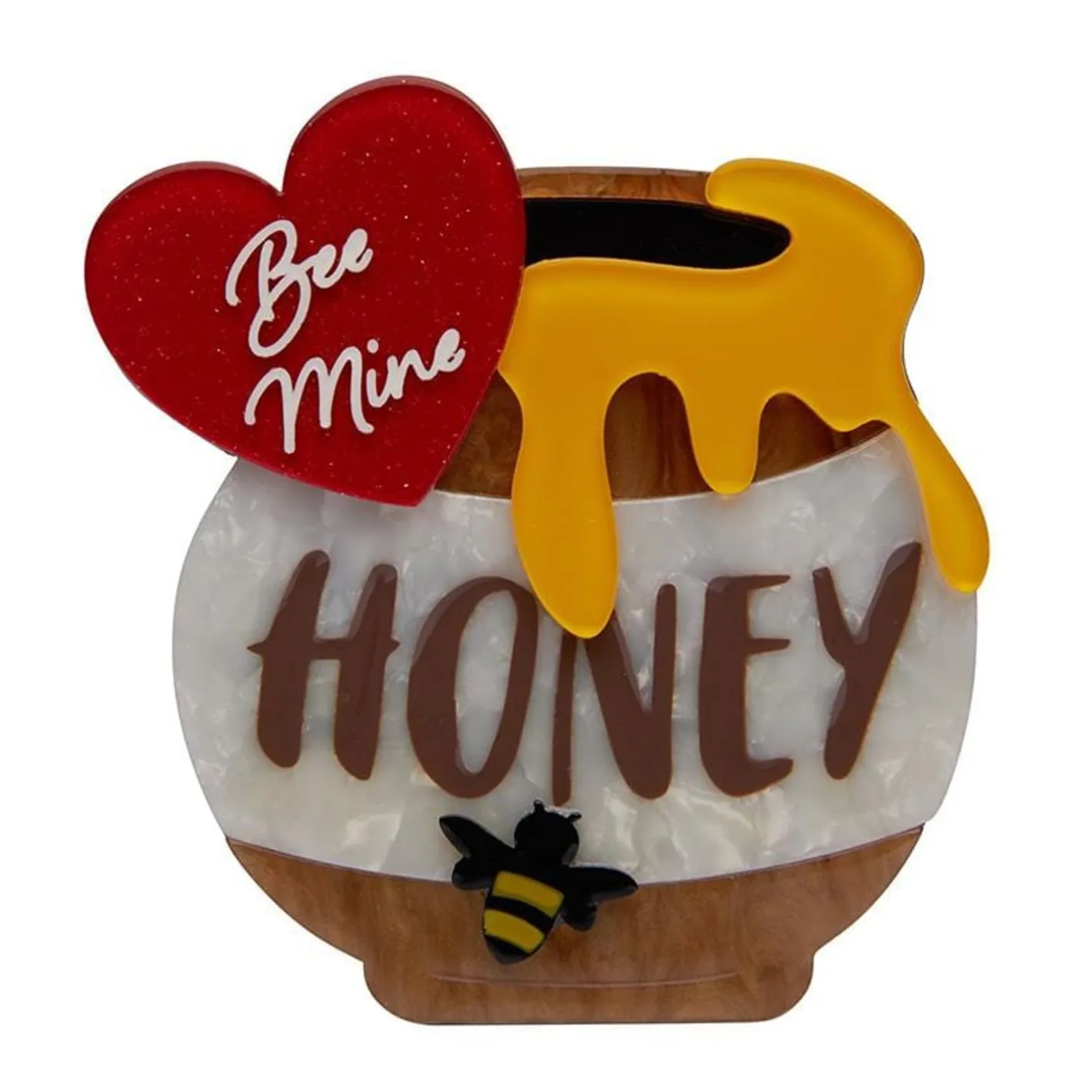 Erstwilder Bee Mine, Honey Brooch^ Brooches