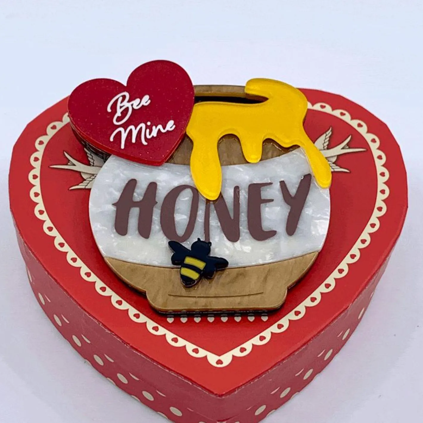 Erstwilder Bee Mine, Honey Brooch^ Brooches