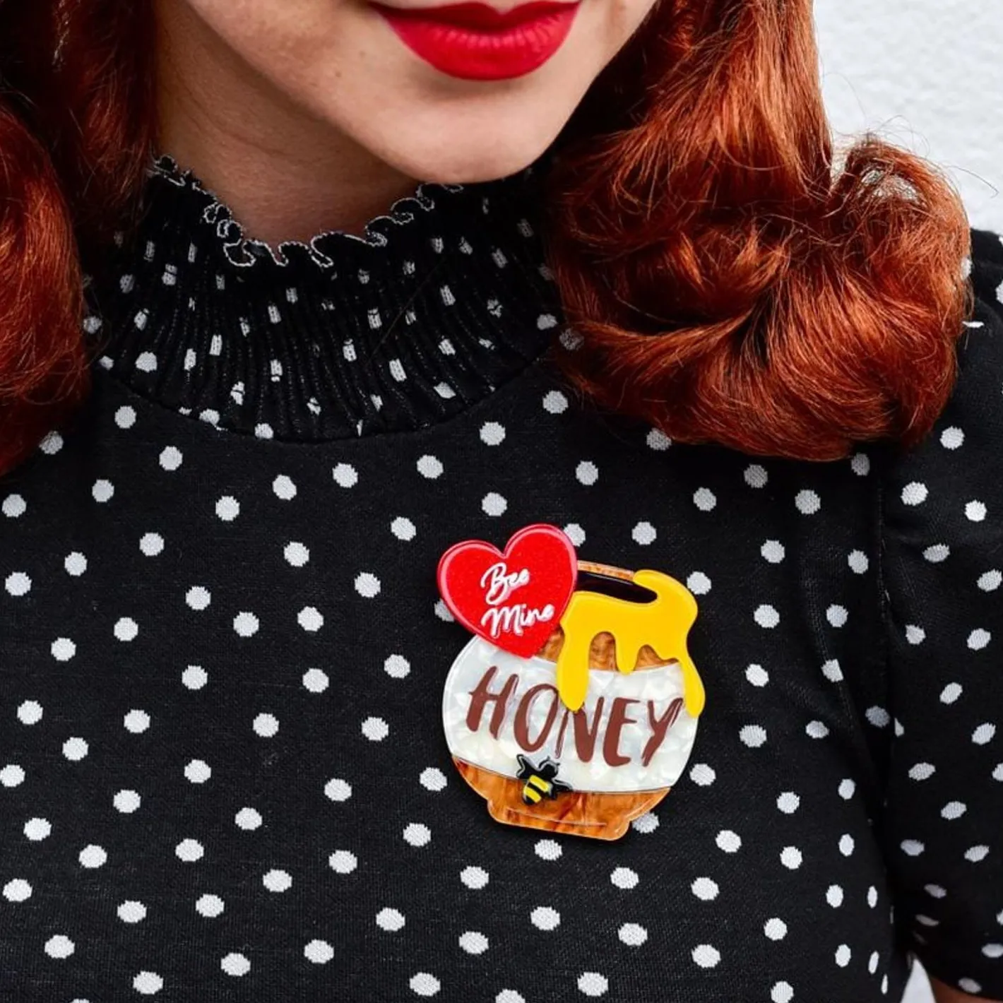 Erstwilder Bee Mine, Honey Brooch^ Brooches