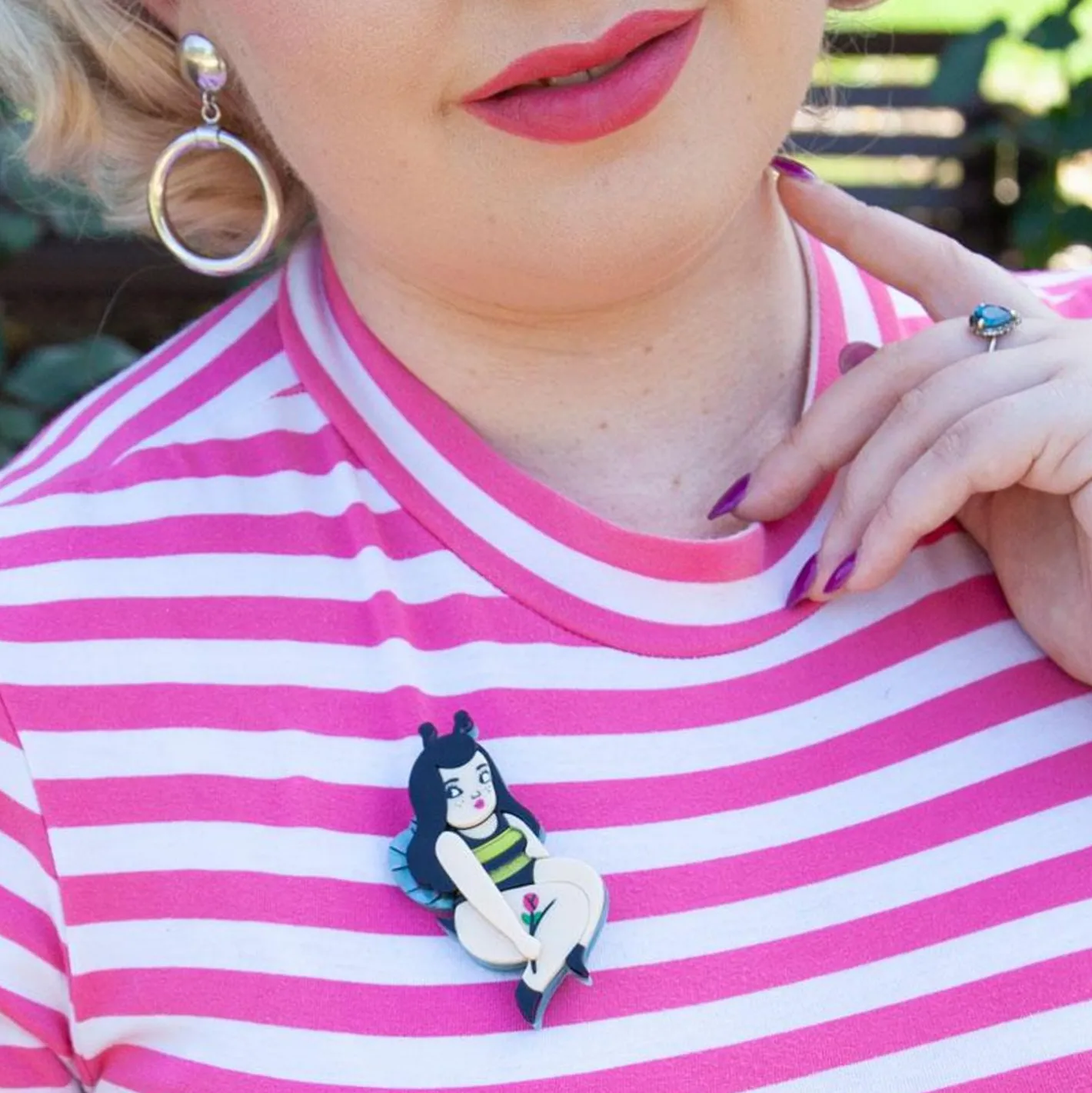 Erstwilder Bee Yourself Brooch^ Brooches