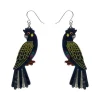 Erstwilder Bella The Black Cockatoo Drop Earrings^ Earrings