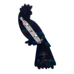 Erstwilder Bella The Black Cockatoo Brooch^ Brooches