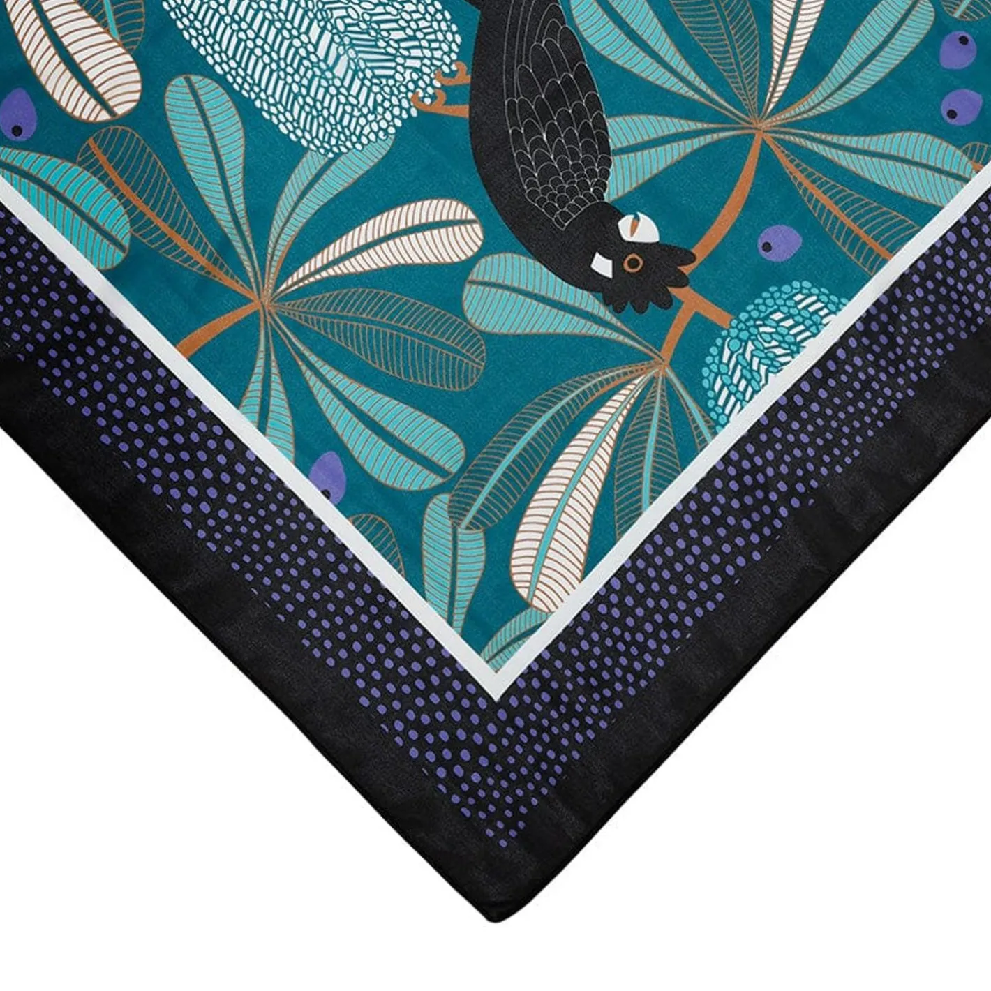 Erstwilder Bella The Black Cockatoo Square Scarf^ Scarves