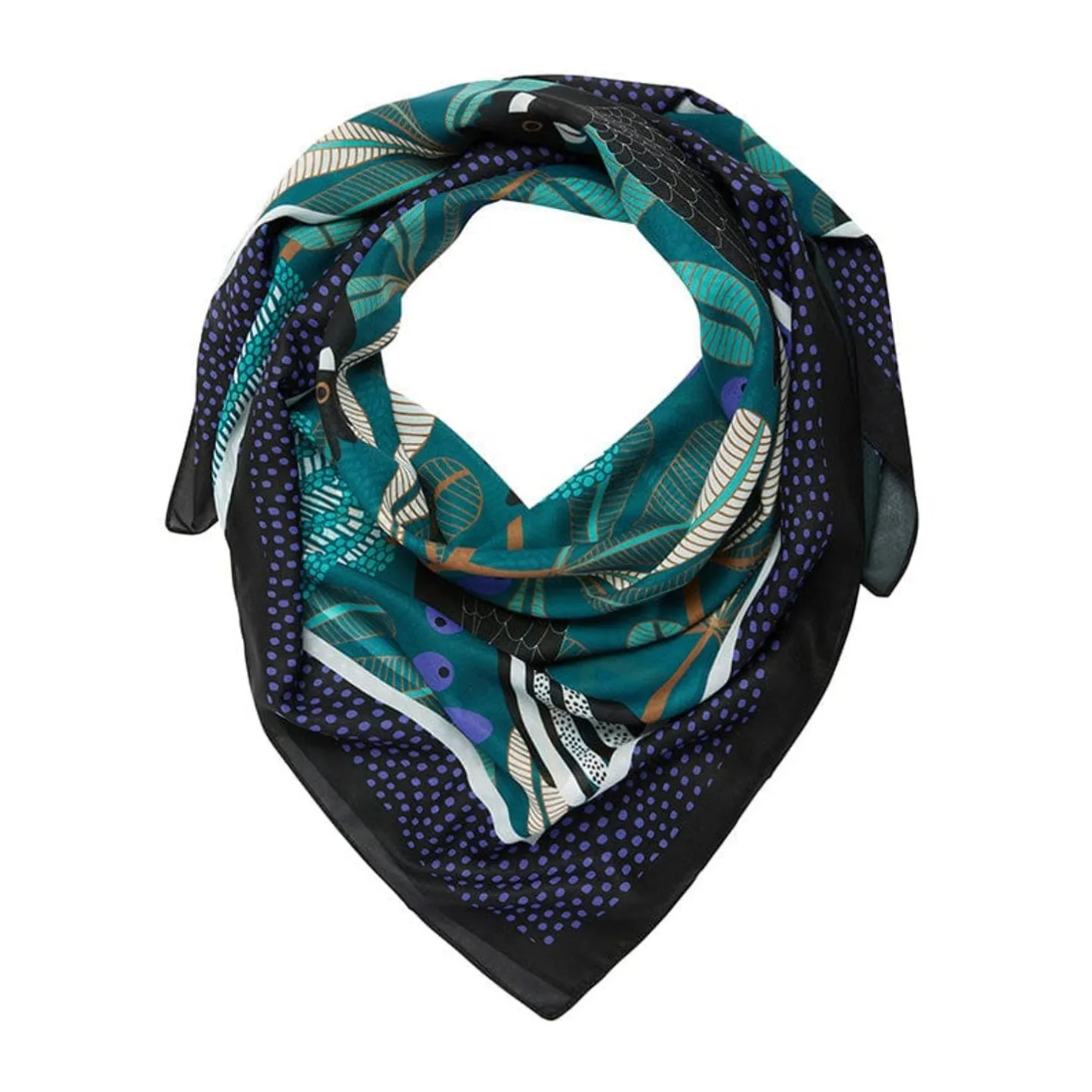 Erstwilder Bella The Black Cockatoo Square Scarf^ Scarves