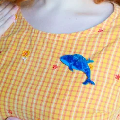 Erstwilder Benevolent Behemoths Blue Whale Brooch^ Brooches