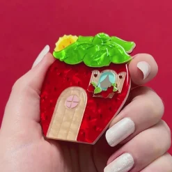 Erstwilder Berry Happy Home Brooch^ Brooches