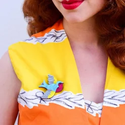 Erstwilder Betty Jo Sparrow Brooch^ Brooches