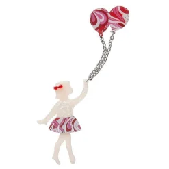 Erstwilder Bev And The Flying Balloon Brooch^ Brooches