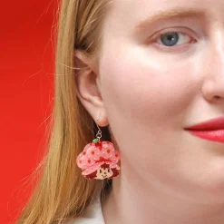Erstwilder Big Adorable Strawberry Smile Drop Earrings^ Earrings