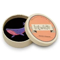 Erstwilder Big Blue Brooch^ Brooches