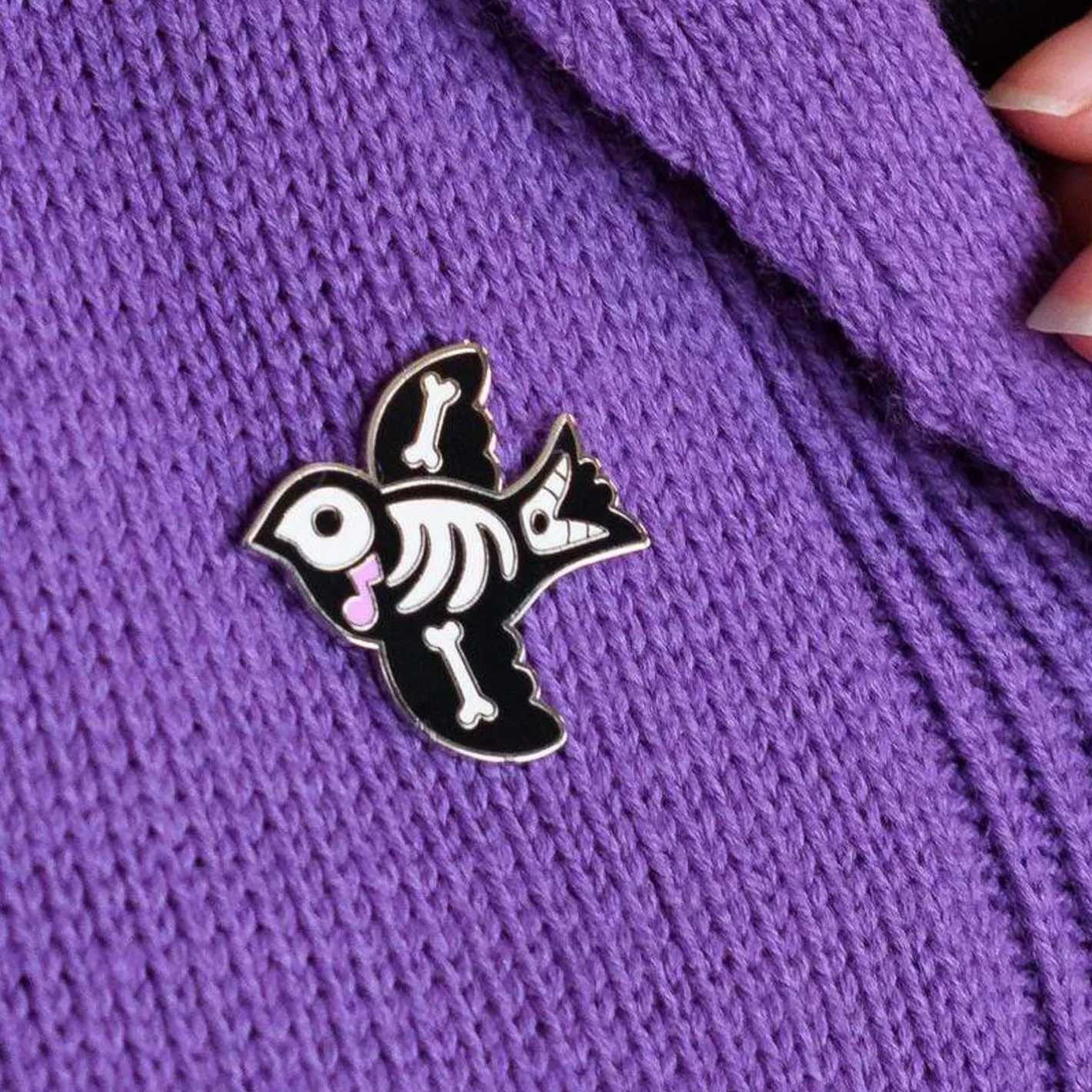 Erstwilder Birdie Boo Enamel Pin^ Enamel Pins