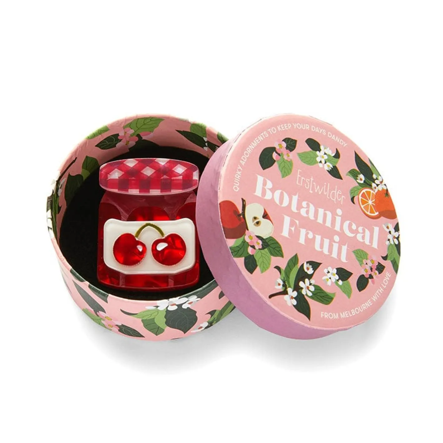 Erstwilder Black Cherry Precious Preserve Mini Brooch^ Brooches