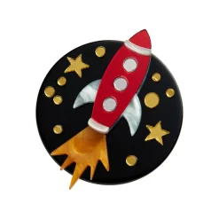 Erstwilder Blast Off! Mini Brooch^ Brooches