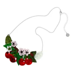 Erstwilder Blossoming Cherries Statement Necklace^ Necklaces
