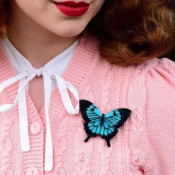 Erstwilder Blue Emperor Brooch^ Brooches