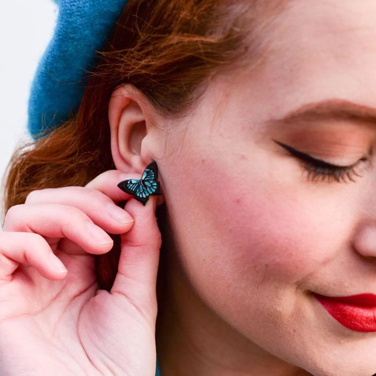 Erstwilder Blue Emperor Earrings^ Earrings