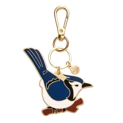 Erstwilder Blue Jay Way Key Ring^ Enamel Key Rings