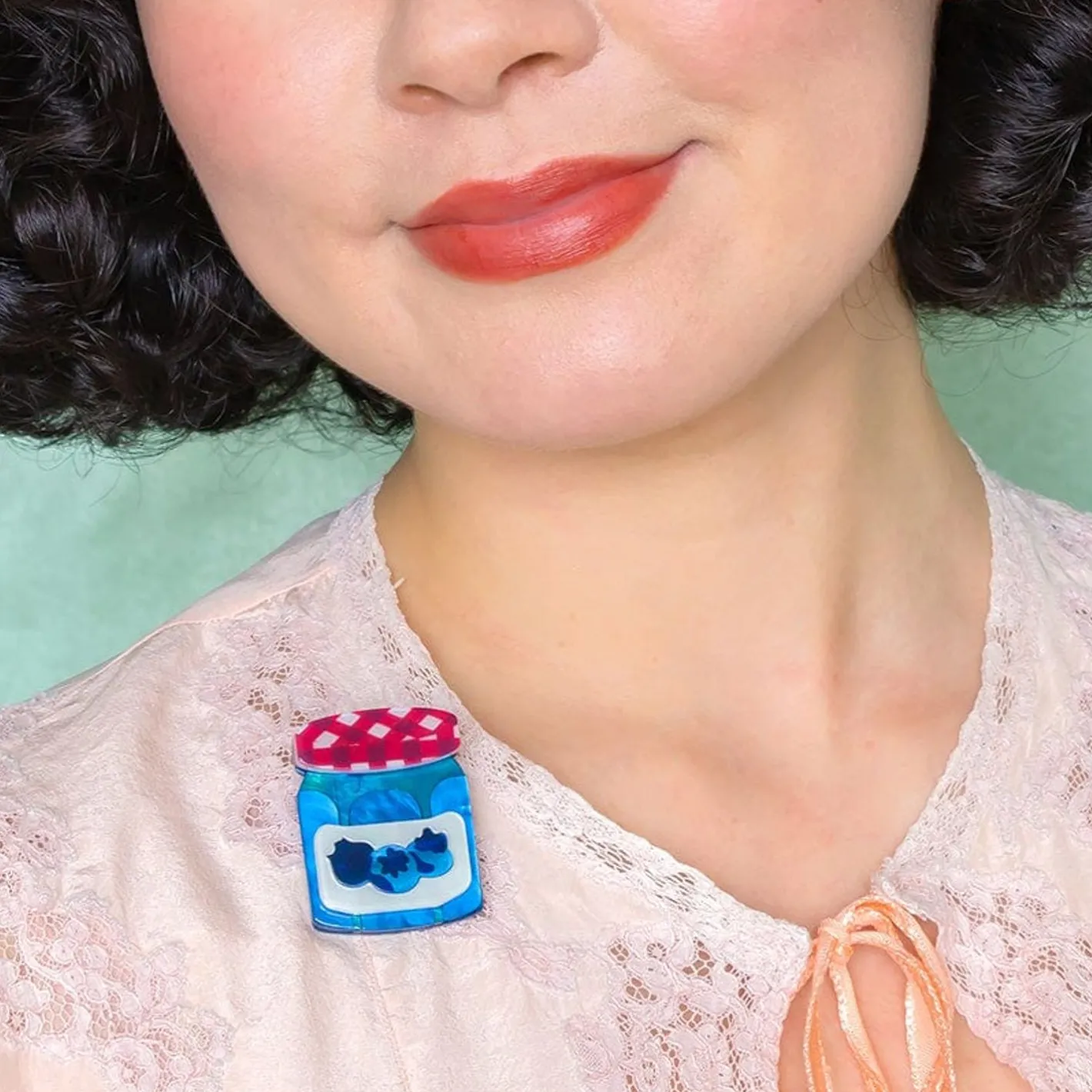 Erstwilder Blueberry Precious Preserve Mini Brooch^ Brooches