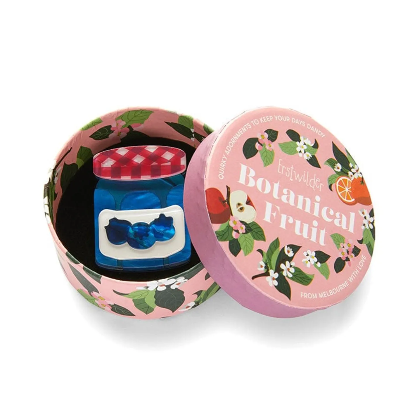 Erstwilder Blueberry Precious Preserve Mini Brooch^ Brooches