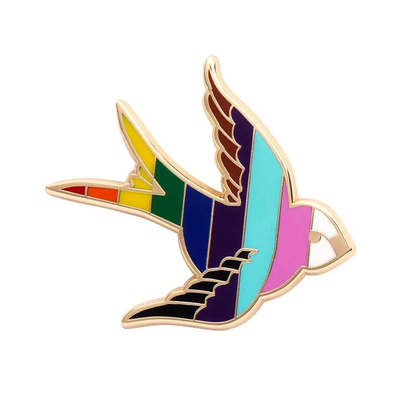 Erstwilder Bluebird Of Happiness For All Enamel Pin^ Enamel Pins
