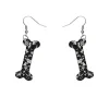 Erstwilder Bones Chunky Glitter Resin Drop Earrings - White^ Essential Earrings