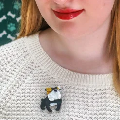 Erstwilder Boof Bulldog Mini Brooch^ Brooches