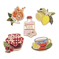Erstwilder Botanical Fruit Enamel Pin Pack - 5 Piece^ Enamel Pins