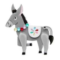 Erstwilder Brave Burro Donkey Brooch^ Brooches