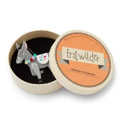 Erstwilder Brave Burro Donkey Brooch^ Brooches