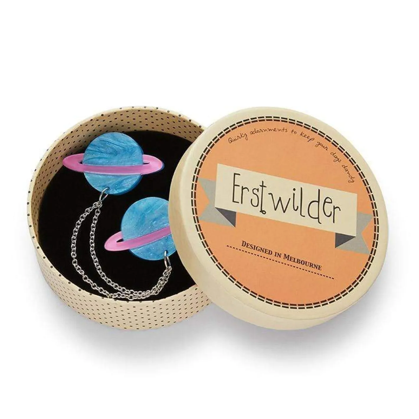 Erstwilder Brave New Worlds Cardigan Clips^ Brooches