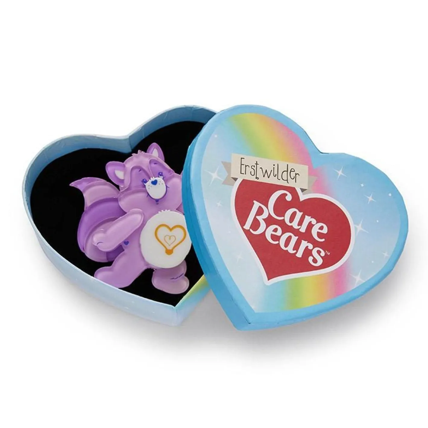 Erstwilder Bright Heart Raccoon Brooch^ Brooches