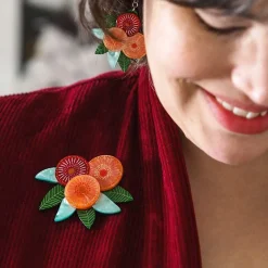Erstwilder Brilliant Blossoms Flowering Gum Brooch^ Brooches