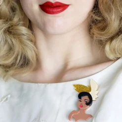 Erstwilder Bronze Venus Brooch^ Brooches