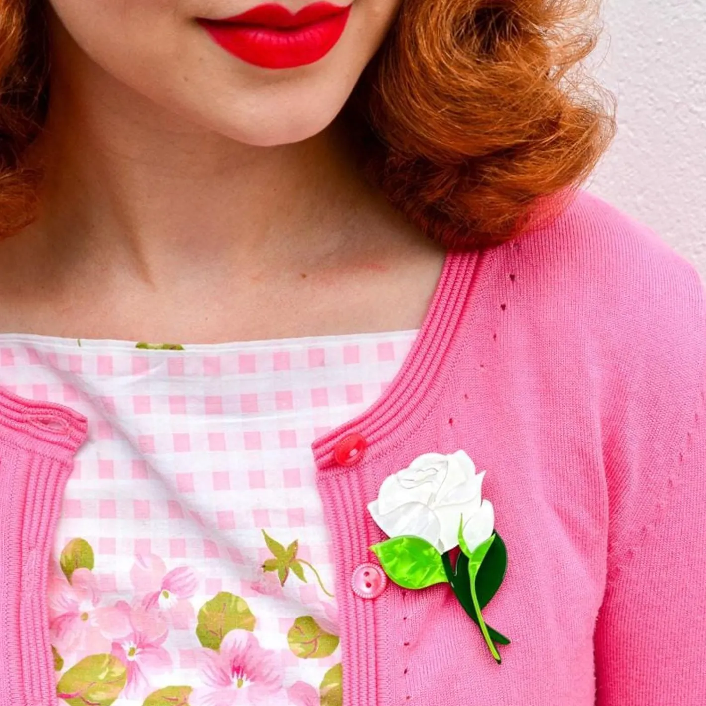 Erstwilder Budding Romance Rose Brooch^ Brooches