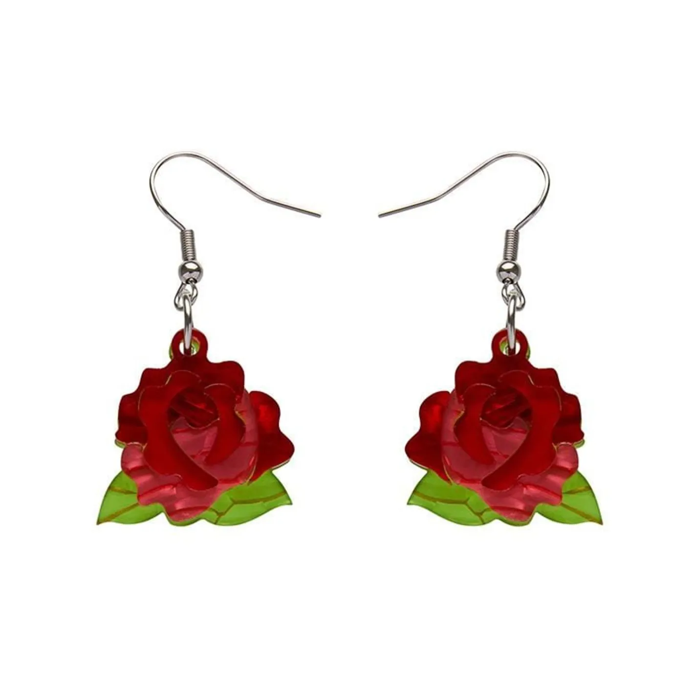 Erstwilder Budding Romance Rose Drop Earrings^ Earrings