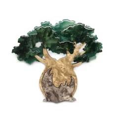 Erstwilder Bulbous Baobab Tree Brooch^ Brooches