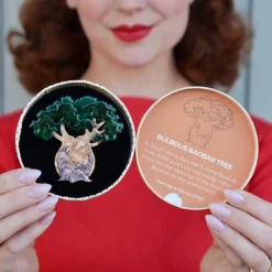 Erstwilder Bulbous Baobab Tree Brooch^ Brooches