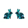 Erstwilder Bunny Chunky Glitter Resin Stud Earrings - Green^ Essential Earrings