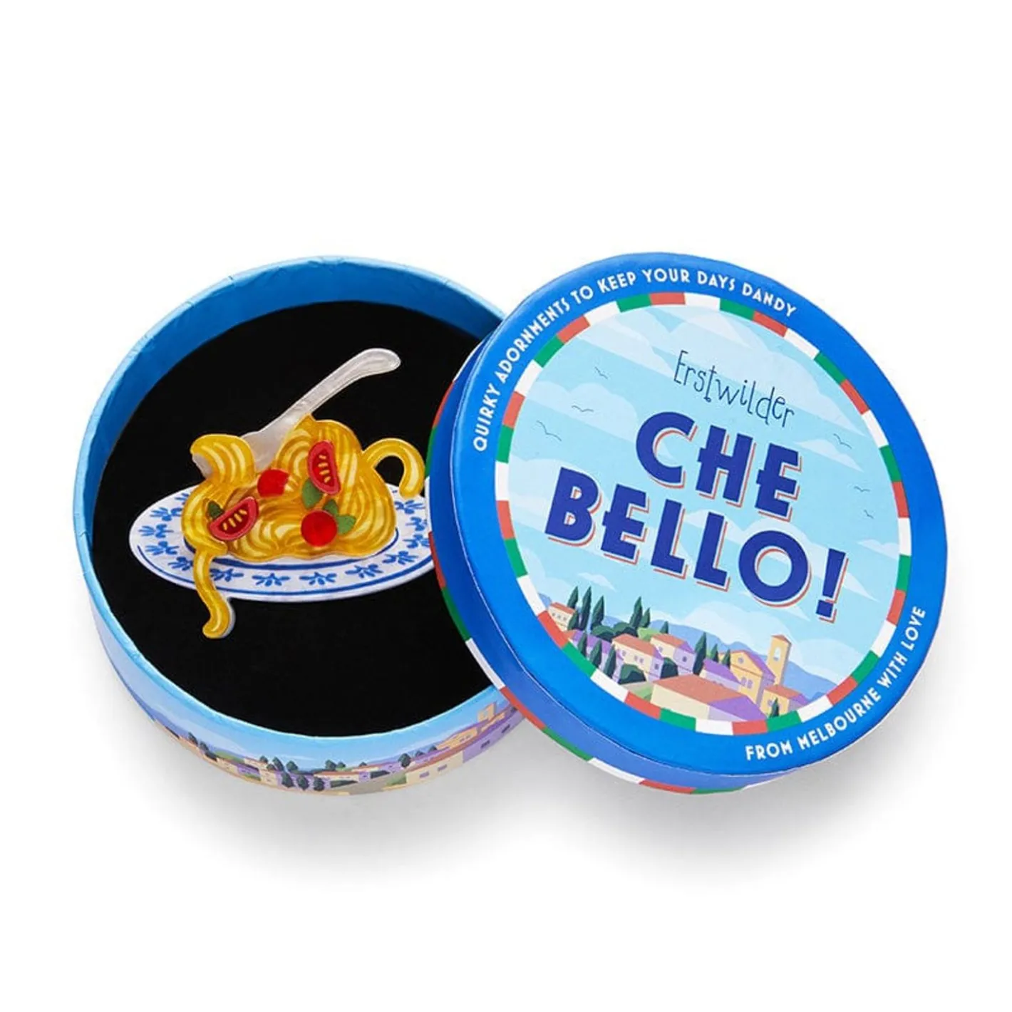 Erstwilder Buon Appetito Brooch^ Brooches