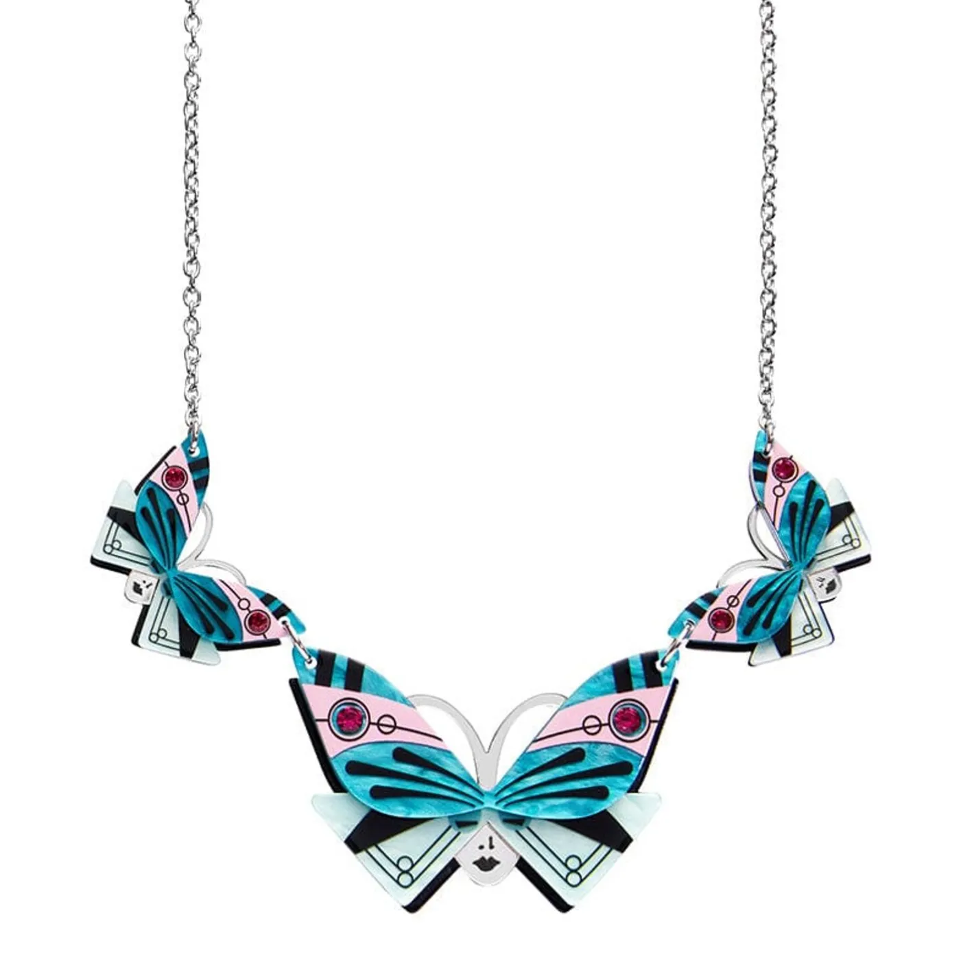 Erstwilder Butterfly Sonata Necklace^ Necklaces